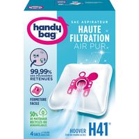 Handy Bag H41 Staubsaugerbeutel weiß 4er-Pack