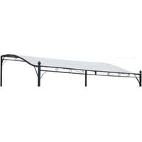 Top Telo di Copertura in Poliestere Ecrù per Gazebo pergola Veranda 3x2,5 mt