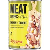 Josera Meat Lovers Hundenassfutter Adult 800 g Huhn & Karotten Nassfutter