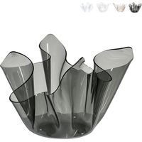 Vase pour plantes d'intérieur en plexiglas transparent seau à glace Drappeggi - Transparent Fumé