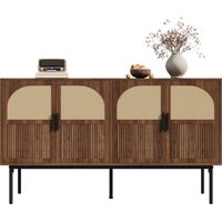 Crédenza et simple Armoire à buffet Caisse de rangement Buffet de salon, 140L x 40L x 80H