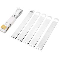 Ensemble de pinces à ourlet en acier inoxydable - Mesure précise - Bonne flexibilité - Ruban à mesurer souple - Ensemble de pinces à ourlet pour la couture