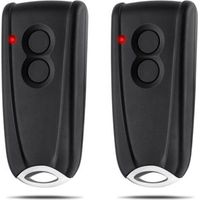 Telecommande Porte de Garage pour EcoStar RSC2-433 RSE2-433 RSZ1-433, pour Hormann Ecostar Liftronic/TUBAUTO EuroPro 500/700/800, pour Portronic D2500/D5000/S4000, 2 Pièces