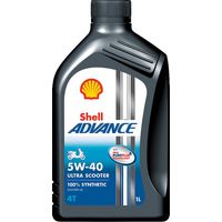 SHELL Olio Lubrificante Scooter Advance Ultra 4T sintetico 1L 5W40 Originale