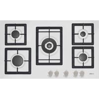 Elleci Plano 90 Blanco Empotrable 86 cm Gas 5 Quemador(es)