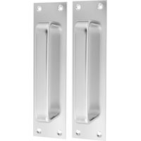 Sollbry Stück Schiebetürgriff aus Aluminiumlegierung für Toilettentür, 20 cm