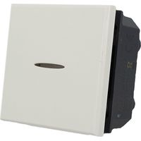 Interruttore Assiale 2M 1P 16A Bianco Compatibile Bticino Axolute