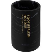 Maceta léa de algodón negro efecto mármol - 5five