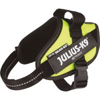Pettorina Julius K9 IDC PowerHarness Tg Mini-Mini misura XS torace 40-53 cm peso 4-7 kg - Giallo fluo