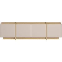 Mobile TV 4 porte decorazione cachemire e rovere zaffiro L180 cm - ONYX