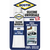 BOSTIK SILICONE UNIVERSALE 60 ML NERO BLISTER Q.TA 12