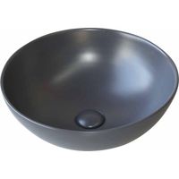 MOSAVIT CERAM Lavabo Sobre Encimera Gris Oscuro - ref: MSV-CERAMGO