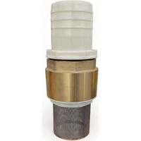 Clapet anti retour en laiton 3 pouces (80 mm) – Crépin intégrée pour filtration – Optimise l'amorçage des pompes – Applications arrosage et irrigation – Dunsch