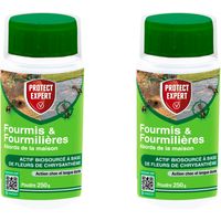 Anti Fourmis & Fourmilières - Abords de la maison - Action Choc & Longue Durée - 2x250g