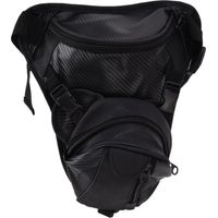 Sacoche de cuisse en cuir pour homme, multifonctionnelle, idéale pour le vélo, les voyages et la randonnée.