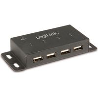 Concentrateur USB en métal LOGILINK UA0141A, 4 ports