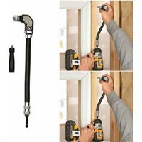 Accessorio flessibile per trapano/cacciavite ad angolo retto da 1/4" per la lavorazione del legno