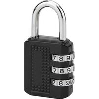Lucchetto codice SP 376, bagagli, 31 mm, arco in acciaio nichelato, 3 cifre – Serrurerie de Picardie
