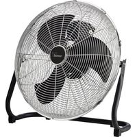 Bimar VS58 Ventilatore da Pavimento e Parete 2 in 1 Elica 45cm 3 Pale Alluminio 100W colore Nero