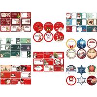 selflstklebend Weihnachtsaufkleber 8 x selbstklebende