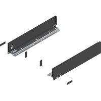 BLUM LEGRABOX pure SET Höhe M, BLUMOTION S, 40kg, NL 300, Carbonschwarz