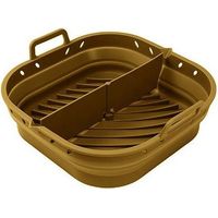 Flexibler Silikon-Moule für Airfryer Point Virgule 20x20x9 cm - Braun