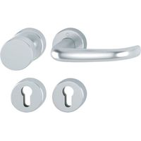 HOPPE FS-Garnitur San Fran.FS-58/42H/42HS/1301 Alu.F1 D/K TS 45-65mm PZ rd. - 10726657