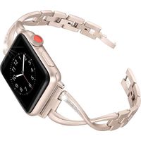 Bracelet compatible avec les Apple Watch 38 mm et 42 mm, bracelet iWatch pour femme, bijou en métal, bracelet de rechange