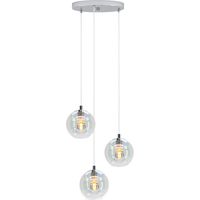Suspension Ariscani 2 3 lumières chromées rondes - 901921