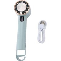Jeffergarden Mini ventilateur portable à semi-conducteurs, réfrigération, 3 vitesses, petit ventilateur de bureau rechargeable par USB, adapté aux filles et aux femmes pour voyager à l'intérieur et à