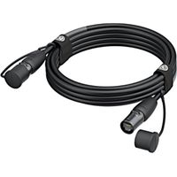 Neutrik NKE5E-E1E1-M0005 RJ45 Netzwerkkabel, Patchkabel 0.5 m Schwarz 1 St.