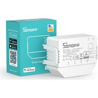 Interruttore Wi-Fi Compatibile con Interruttore Convenzionale SONOFF Mini R3 16A Bianco