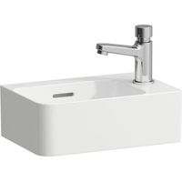 LAUFEN VAL lave-mains, 1 trou de robinetterie à droite, avec