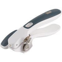 Zyliss E930043 Lock & Lift Apriscatole Manuale, Plastica, Acciaio Inossidabile, Bianco, Grigio, Apri Lattine, Apriscatole di Magnetico, Lavabile in Lavastoviglie