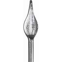 Barreau avec pointe de lance flamme - Hauteur 200mm Ø16mm - Fer forgé - À souder - DECO FER FORGE