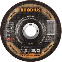 Rhodius FTK38 201082 Kit dischi da taglio 25 pz. Acciaio inox, Acciaio