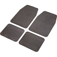 Set de 4 tapis de voiture universel Noir
