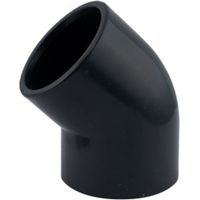 Winkelstück 45º Druck PVC Kleber - 20mm, IBIDE