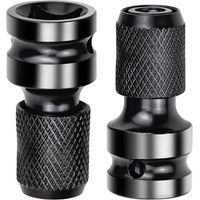 Adaptateurs pour douille carrée 1/2" vers douille 1/4", adaptateur pour clé à chocs, convertisseur à connexion rapide pour clé à chocs et porte-embouts de tournevis