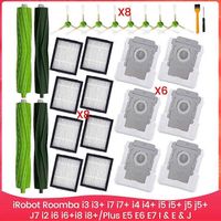Pièces de rechange pour IRobot Roomba I3 I3+ I7 I7+ I4 I4+ I5 I5+ J5 J5+J7 I2 I6 I6+I8 I8+/Plus E5 E6
