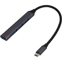 Hub 4 Porte Usb 3.0 Slim Type-C Ad Usb3.0 + Usb2.0 (Le-120)