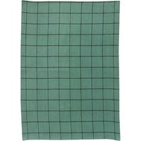 Torchon Kilia Vert De Gris Absorbant, Design Carreaux, 50x70cm - Winkler