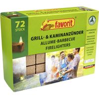 Favorit Anzünder Kamin Grillanzünder Anzündwürfel Holz Wachs 72 Stück Würfel