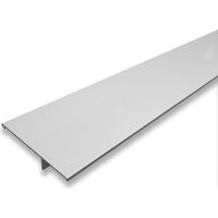 Blende Laufschienenblende silber 1810 x 115 mm Klick-Technik