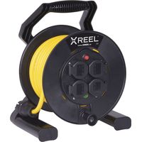 PCE Kabeltrommel XREEL250 N07V3V3-F 3G1.5 Länge 25 m IP 54