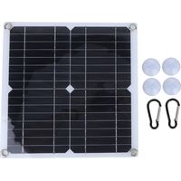 Waterproof 15W Monocrystalline Silicon Solar Power Panel Board for Outdoor Travel Camping