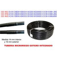 Perforiertes Bewässerungsrohr mit Tropfer 2 l/h 33 cm 16 mm x 25 m