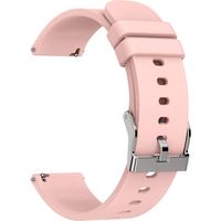 Bracelets pour montres connectées, bracelets de rechange ajustables de 20 mm pour montres connectées sport P22, P32 et P36, bracelet en silicone souple, accessoire pour montre connectée, noir, rose, g