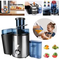 FR Extracteur de jus Machine Mixeur de fruits Presse-citron Presse-fruits Extracteur de jus professionnel