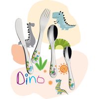 Cilio - Couverts enfants Dino 4 pièces